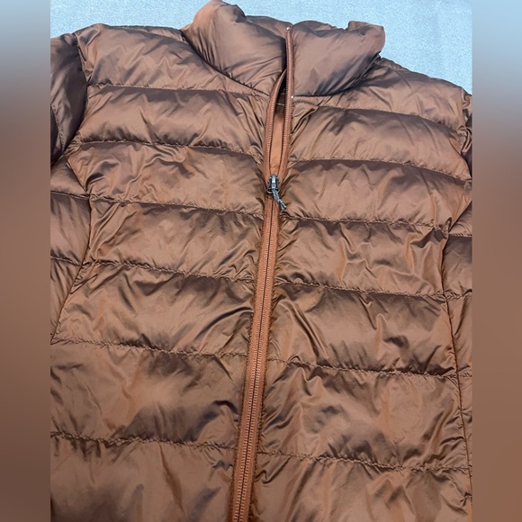 [XL]Eddie Bauer Women's Brown Cirruslite Down Puffer Jacket - Picture 6 of 9